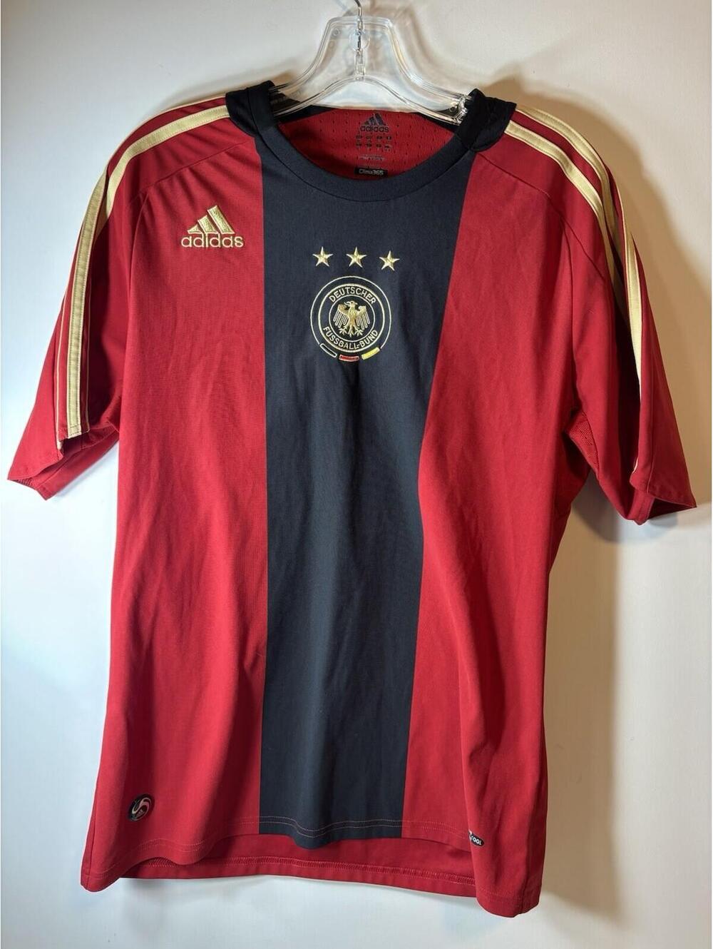 GERMANY 2008 2009 AWAY FOOTBALL SHIRT SOCCER JERSEY ADIDAS 613850 sz M MEN